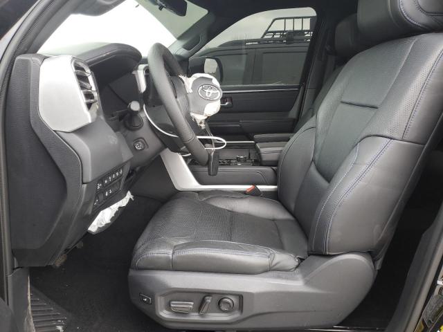 5TFNA5DB1PX087193 - 2023 TOYOTA TUNDRA CREWMAX PLATINUM Schwarz Foto 7