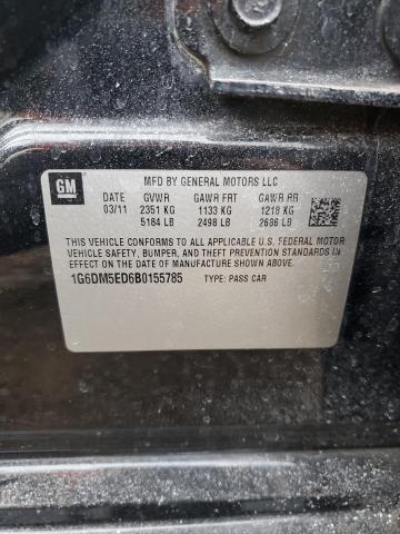 1G6DM5ED6B0155785 - 2011 CADILLAC CTS PERFORMANCE COLLECTION Siyah fotoğraf 13