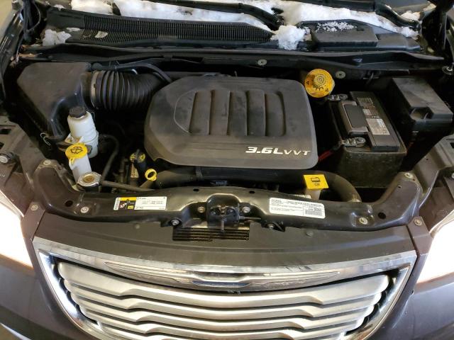 2C4RC1CG5GR208517 - 2016 CHRYSLER TOWN & COU TOURING L GRAY photo 12