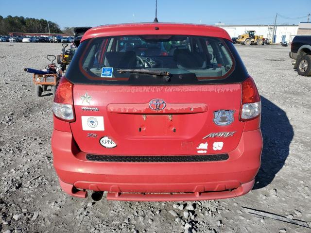 2T1KR32E83C108563 - 2003 TOYOTA COROLLA MA XR RED photo 6