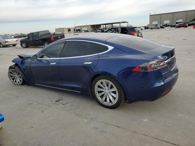 5YJSA1E26HF186906 - 2017 TESLA MODEL S BLUE photo 2