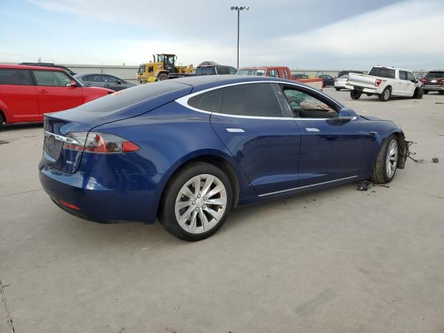 5YJSA1E26HF186906 - 2017 TESLA MODEL S BLUE photo 3