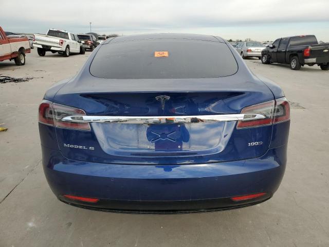 5YJSA1E26HF186906 - 2017 TESLA MODEL S BLUE photo 6