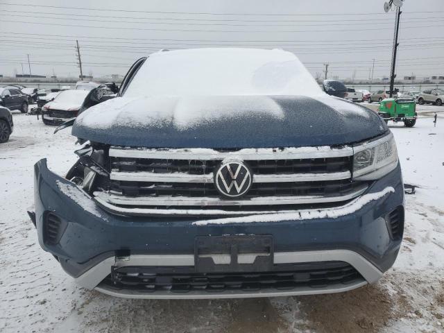 1V24C2CA7LC204613 - 2020 VOLKSWAGEN ATLAS CROS SE BLUE photo 5