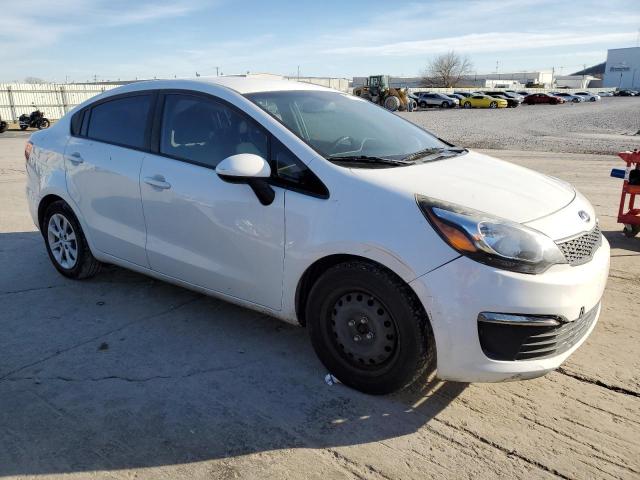 KNADM4A33G6667591 - 2016 KIA RIO LX WHITE photo 4