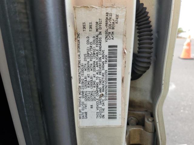 5TEGN92N23Z201299 - 2003 TOYOTA TACOMA DOUBLE CAB PRERUNNER SILVER photo 12