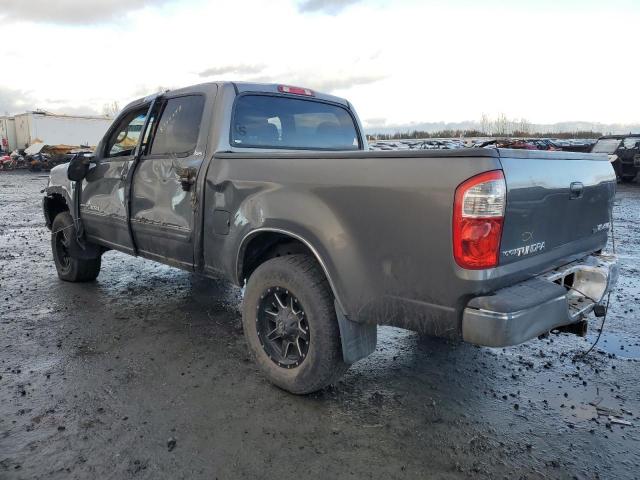 5TBDT44166S535853 - 2006 TOYOTA TUNDRA DOUBLE CAB SR5 GRAY photo 2
