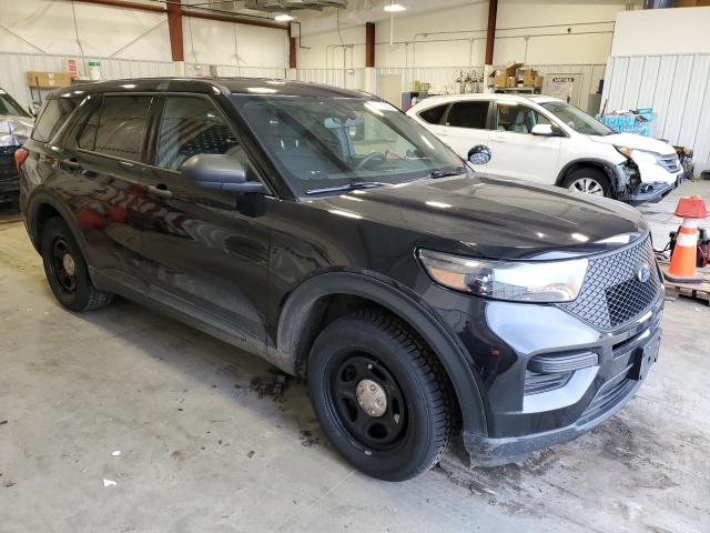 1FM5K8AB2NGA27211 - 2022 FORD EXPLORER POLICE INTERCEPTOR 黑色 照片 4