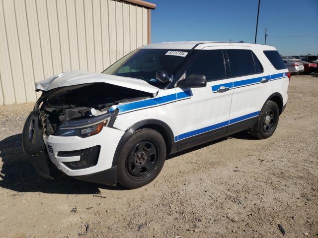 1FM5K8AR4KGA30149 - 2019 FORD EXPLORER POLICE INTERCEPTOR 白色 照片 1