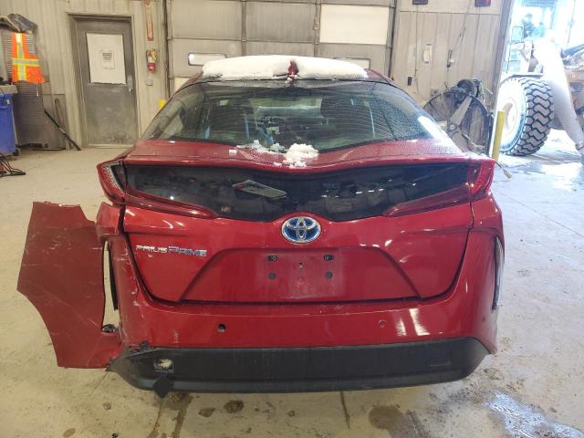 JTDKARFP8K3104901 - 2019 TOYOTA PRIUS PRIM 红色 照片 6