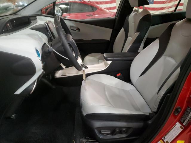 JTDKARFP8K3104901 - 2019 TOYOTA PRIUS PRIM 红色 照片 7