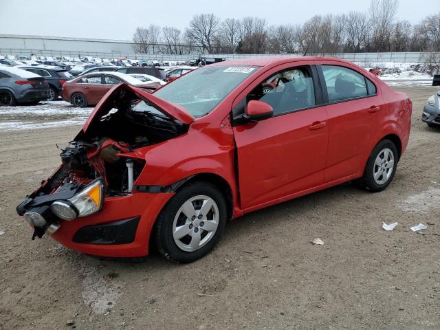 1G1JB5SH8D4237356 - 2013 CHEVROLET SONIC LS RED photo 1