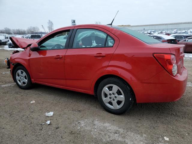 1G1JB5SH8D4237356 - 2013 CHEVROLET SONIC LS RED photo 2