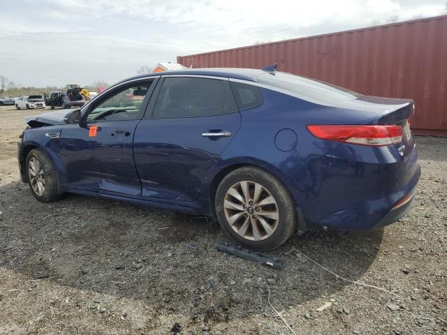 5XXGU4L3XJG230323 - 2018 KIA OPTIMA EX BLUE photo 2