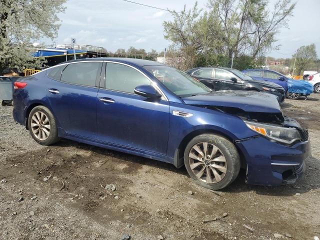 5XXGU4L3XJG230323 - 2018 KIA OPTIMA EX BLUE photo 4