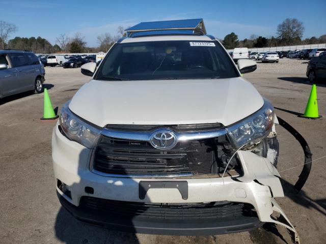5TDKKRFH4GS169689 - 2016 TOYOTA HIGHLANDER XLE 白色 照片 5