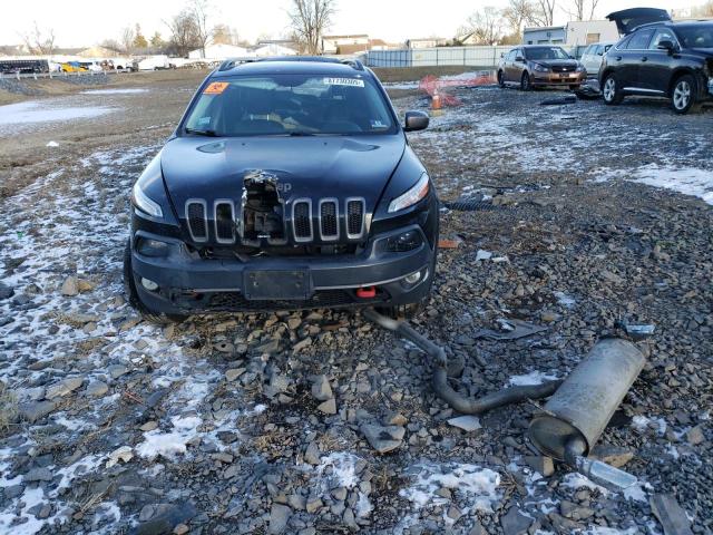1C4PJMBS0FW778788 - 2015 JEEP CHEROKEE TRAILHAWK BLACK photo 5