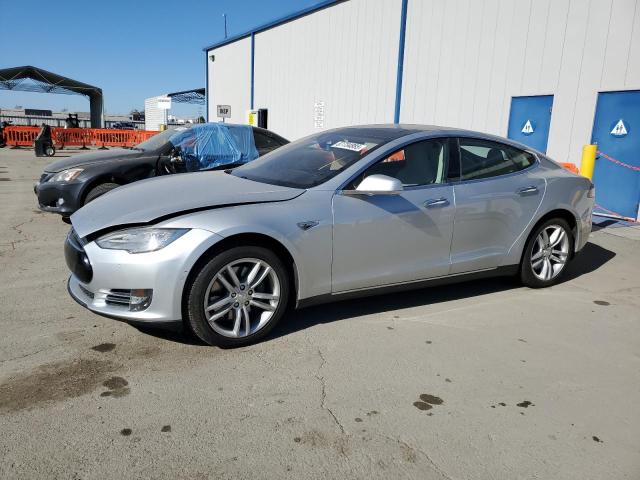 5YJSA1H17EFP65028 - 2014 TESLA MODEL S Gümüş foto 1