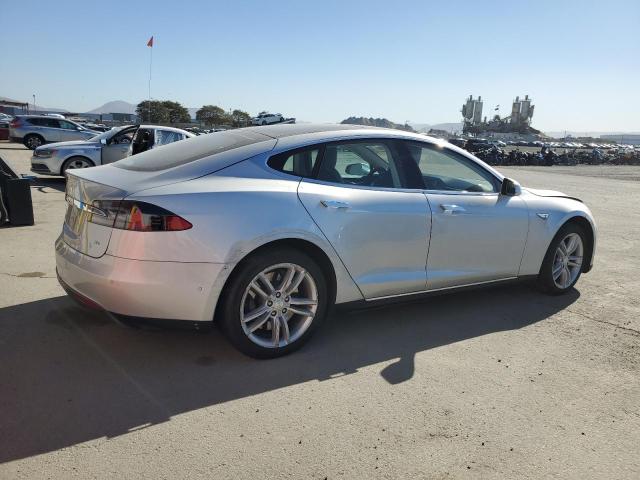 5YJSA1H17EFP65028 - 2014 TESLA MODEL S Gümüş foto 3