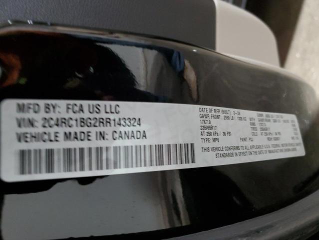 2C4RC1BG2RR143324 - 2024 CHRYSLER PACIFICA TOURING L BLACK photo 13