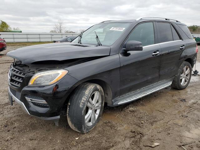 4JGDA5HB6DA163362 - 2013 MERCEDES-BENZ ML 350 4MATIC BLACK photo 1