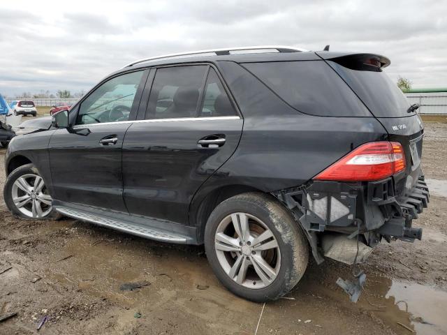 4JGDA5HB6DA163362 - 2013 MERCEDES-BENZ ML 350 4MATIC BLACK photo 2