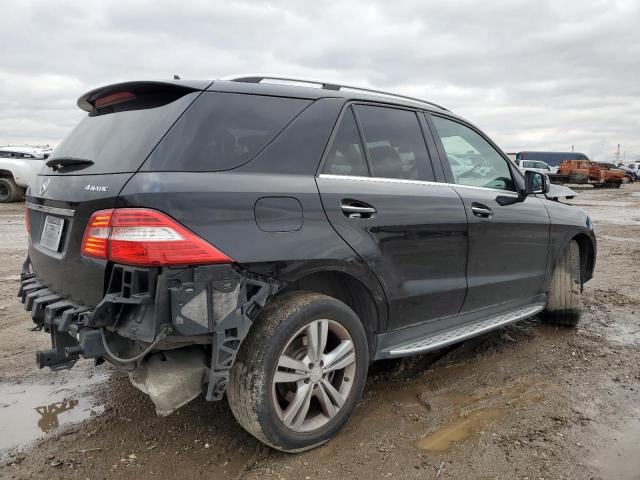 4JGDA5HB6DA163362 - 2013 MERCEDES-BENZ ML 350 4MATIC BLACK photo 3