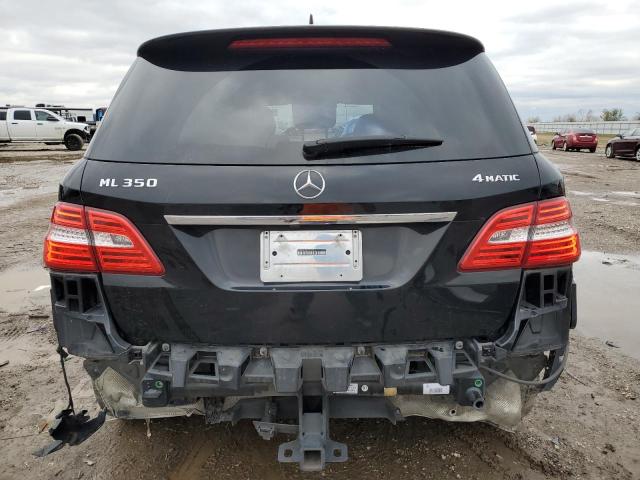 4JGDA5HB6DA163362 - 2013 MERCEDES-BENZ ML 350 4MATIC BLACK photo 6