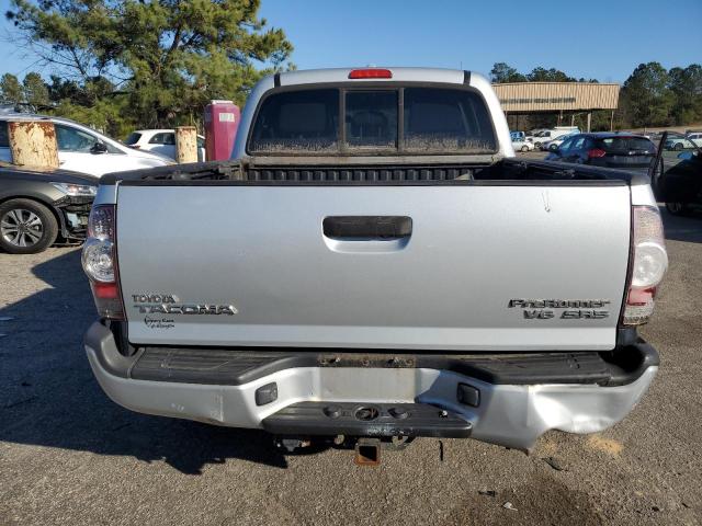 3TMJU62N49M072298 - 2009 TOYOTA TACOMA DOUBLE CAB PRERUNNER SILVER photo 6