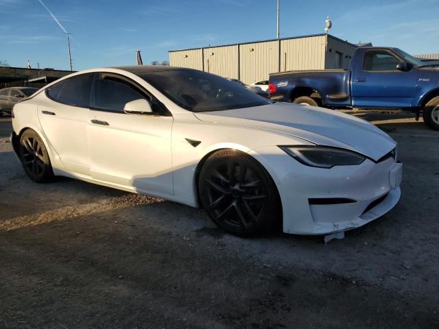 5YJSA1E52NF492460 - 2022 TESLA MODEL S WHITE photo 4