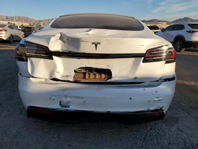 5YJSA1E52NF492460 - 2022 TESLA MODEL S WHITE photo 6