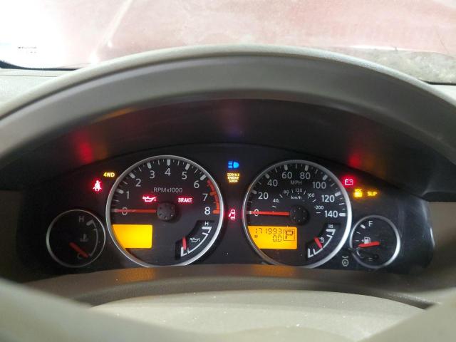 5N1AR18W85C707633 - 2005 NISSAN PATHFINDER LE ბურგუნდია ფოტო 9