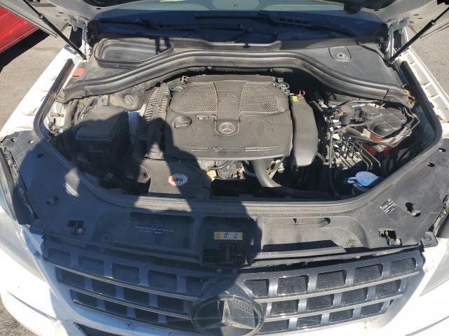 4JGDA5HB9EA439762 - 2014 MERCEDES-BENZ ML 350 4MATIC WHITE photo 12
