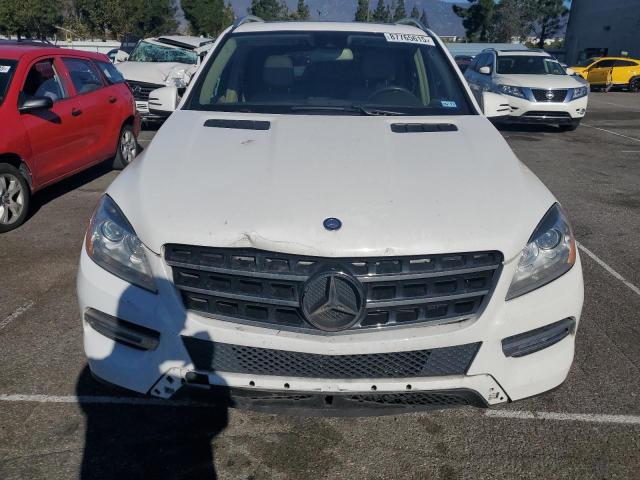 4JGDA5HB9EA439762 - 2014 MERCEDES-BENZ ML 350 4MATIC WHITE photo 5