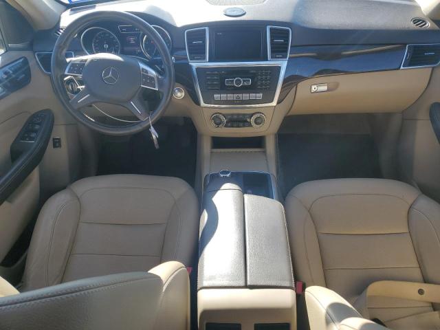 4JGDA5HB9EA439762 - 2014 MERCEDES-BENZ ML 350 4MATIC WHITE photo 8