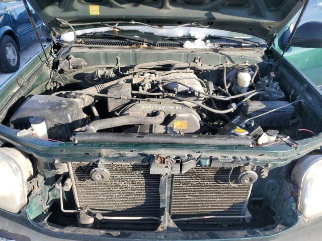 5TBRN3410YS108875 - 2000 TOYOTA TUNDRA ACCESS CAB SR5 GREEN photo 12