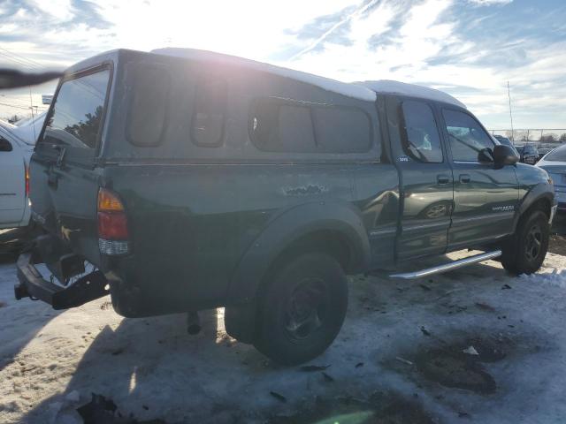 5TBRN3410YS108875 - 2000 TOYOTA TUNDRA ACCESS CAB SR5 GREEN photo 3