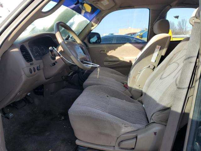 5TBRN3410YS108875 - 2000 TOYOTA TUNDRA ACCESS CAB SR5 GREEN photo 7