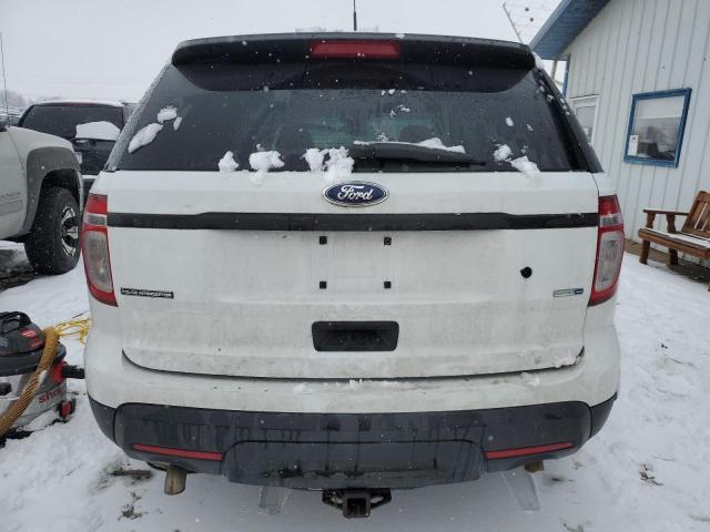 1FM5K8AR1DGA09066 - 2013 FORD EXPLORER POLICE INTERCEPTOR 白色 照片 6