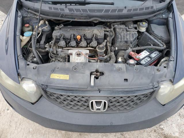 2HGFG1B67AH528842 - 2010 HONDA CIVIC LX Կապույտ լուսանկար 12