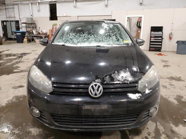 WVWNM7AJ9CW341165 - 2012 VOLKSWAGEN GOLF შავი ფოტო 5