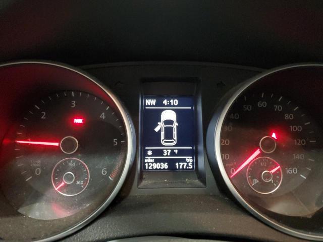 WVWNM7AJ9CW341165 - 2012 VOLKSWAGEN GOLF შავი ფოტო 9