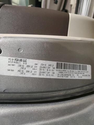 2C4RC1BGXHR503700 - 2017 CHRYSLER PACIFICA TOURING L SILVER photo 13