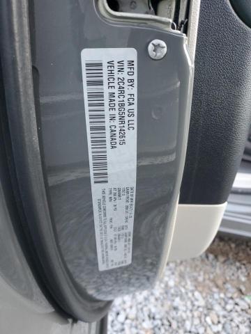 2C4RC1BG5NR142615 - 2022 CHRYSLER PACIFICA TOURING L GRAY photo 13