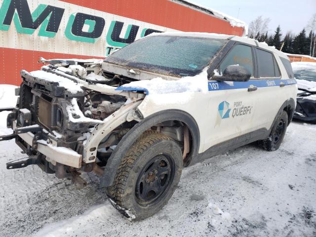 1FM5K8AB6MGA08417 - 2021 FORD EXPLORER POLICE INTERCEPTOR 白色 照片 1