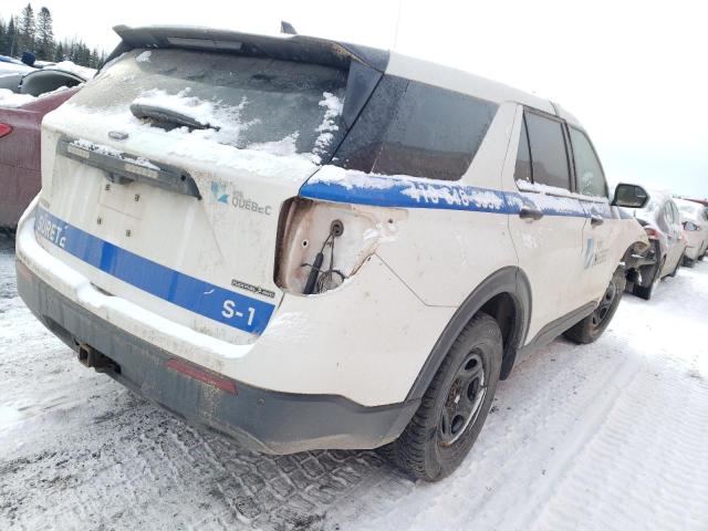 1FM5K8AB6MGA08417 - 2021 FORD EXPLORER POLICE INTERCEPTOR 白色 照片 3