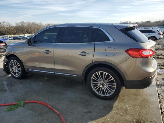2LMPJ6LR7GBL74185 - 2016 LINCOLN MKX RESERVE Bej foto 2