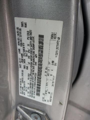 1FMCU0JD9HUD04723 - 2017 FORD ESCAPE TITANIUM SILVER photo 13