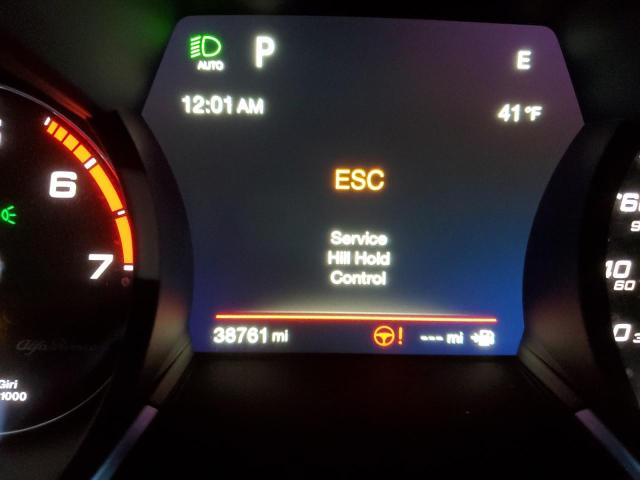 ZASFAKPN4J7B58362 - 2018 ALFA ROMEO STELVIO SPORT أسود صورة 9