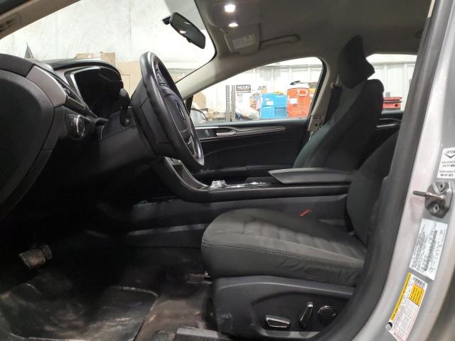 3FA6P0H77HR393987 - 2017 FORD FUSION SE SILVER photo 7